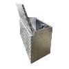 Coffre aluminium trapèze 210L Dimensions 1200/880 x 400 x 500 mm