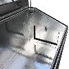 Coffre aluminium oblique 3 ouvertures 880L Dim. 1900 x 700 x 700 mm 