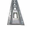 Rail de fixation universel vertical en acier galvanis - Longueur 1m