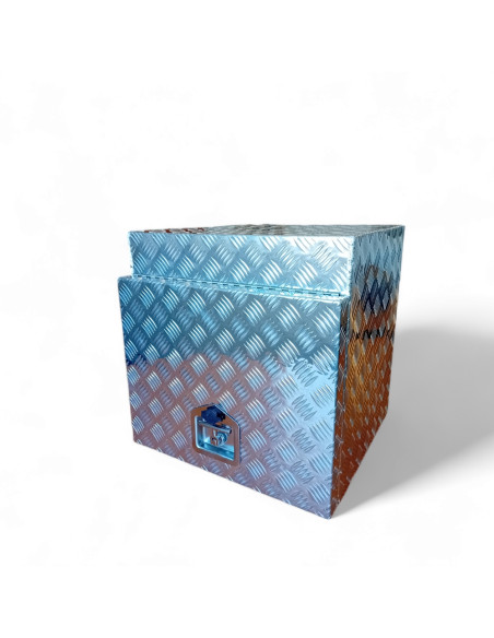COFFRE ALUMINIUM 90L DIM.500 X 500 X 450 MM
