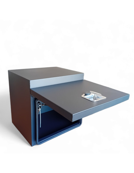 COFFRE ALUMINIUM 90L DIM.500 X 500 X 450 MM