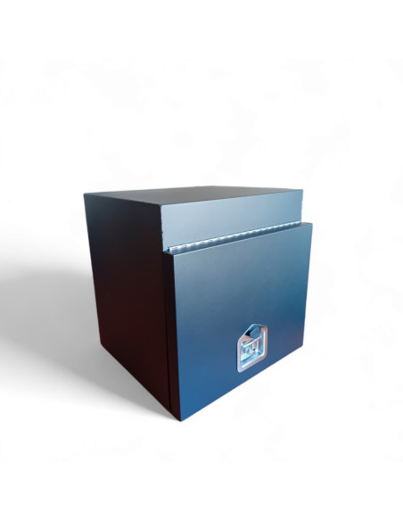 COFFRE ALUMINIUM 90L DIM.500 X 500 X 450 MM