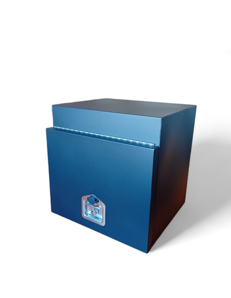 COFFRE ALUMINIUM 90L DIM.500 X 500 X 450 MM