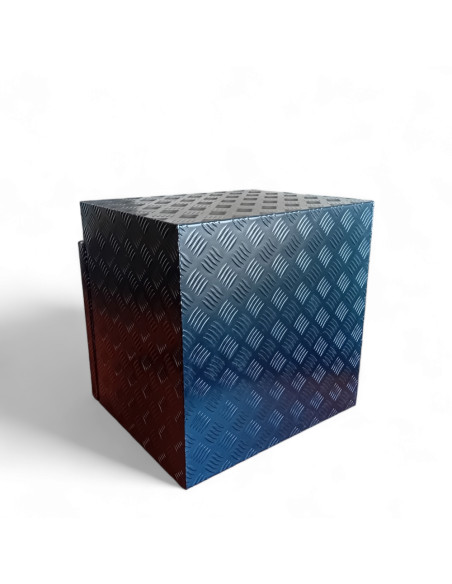 COFFRE ALUMINIUM 90L DIM.500 X 500 X 450 MM