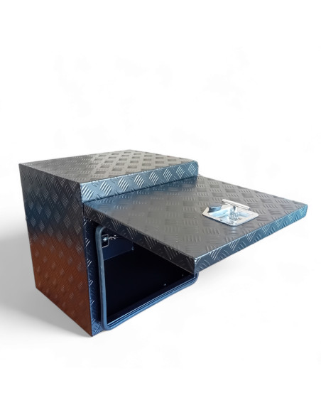 COFFRE ALUMINIUM 90L DIM.500 X 500 X 450 MM