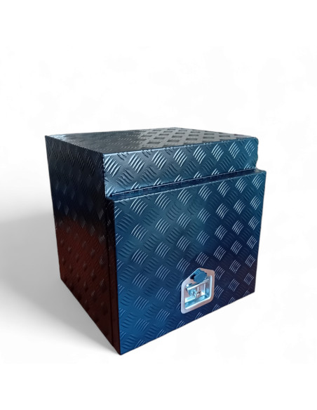 COFFRE ALUMINIUM 90L DIM.500 X 500 X 450 MM