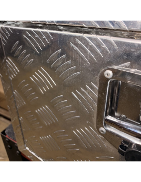SECOND LIFE - COFFRE ALUMINIUM 90L DIMENSIONS 600X400X400 MM