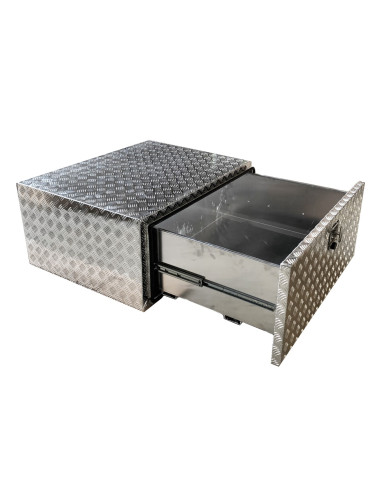 COFFRE ALUMINIUM 1 TIROIR 200L DIM....