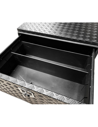 COFFRE ALUMINIUM 1 TIROIR 200L DIM....