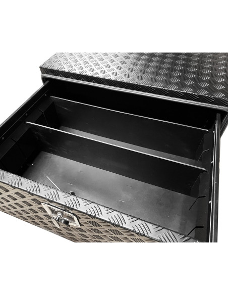 COFFRE ALUMINIUM 1 TIROIR 200L DIM. 1000X800X450 MM