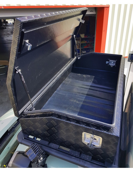 COFFRE ALUMINIUM 200L DIM. 1300X700X300 MM