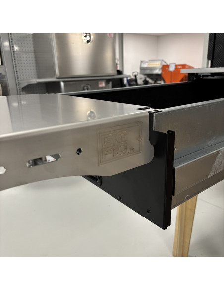 TABLETTE RALLONGE POUR COFFRE TIROIR EN INOX 445X445X80 MM