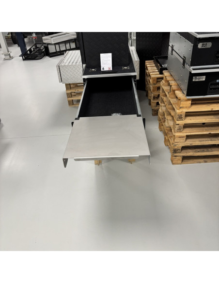 TABLETTE RALLONGE POUR COFFRE TIROIR EN INOX 445X445X80 MM