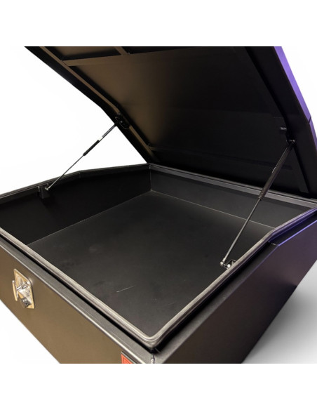 COFFRE ALUMINIUM 360L DIM. 1200X1254X221/329 MM
