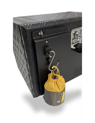 COFFRE ALUMINIUM 100L DIM. 600 X 455 X 455 MM...