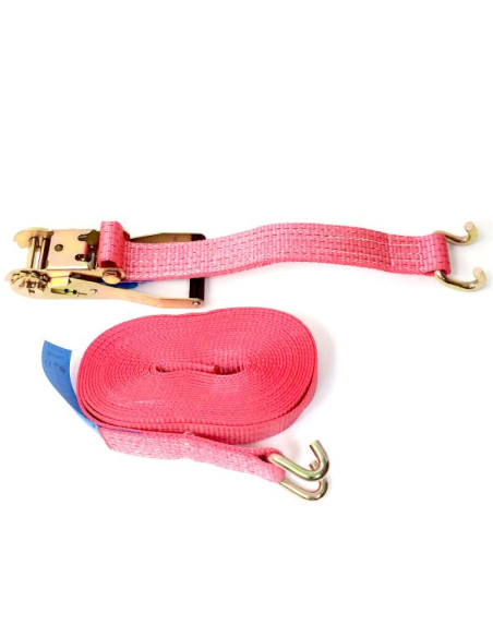 SANGLE D'ARRIMAGE À CLIQUET 10 M CAPACITÉ 5 000 KG