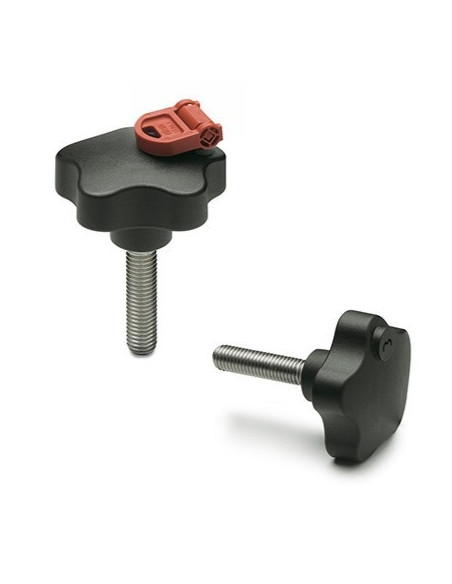 MOLETTE DE SERRAGE SECURISEE M10 X 40 MM