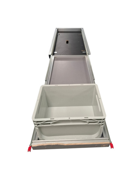 PLATEAU COULISSANT SIMPLE 565 X 1250 X 75 MM