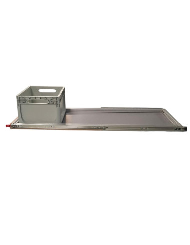 PLATEAU COULISSANT SIMPLE 565 X 1250 X 75 MM