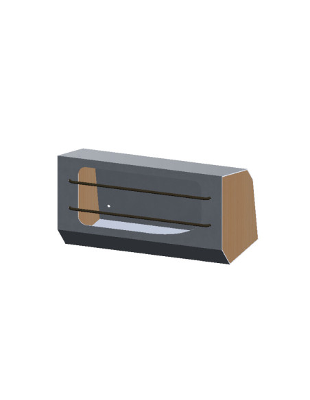 MOBILIER DE RANGEMENT HAUT LONGUEUR 400 MM POUR VEHICULE TYPE VAN - FOURGON