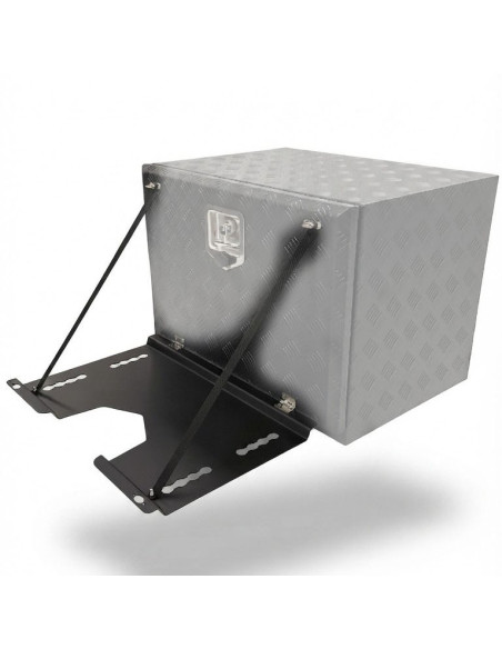 SUPPORT DE PORTE ALUMINIUM RABATTABLE