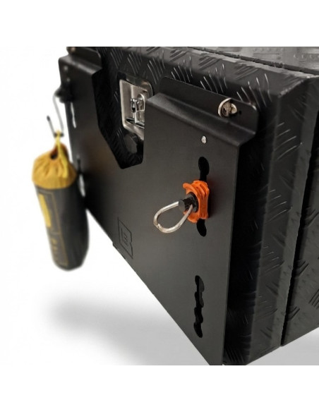 SUPPORT DE PORTE ALUMINIUM RABATTABLE