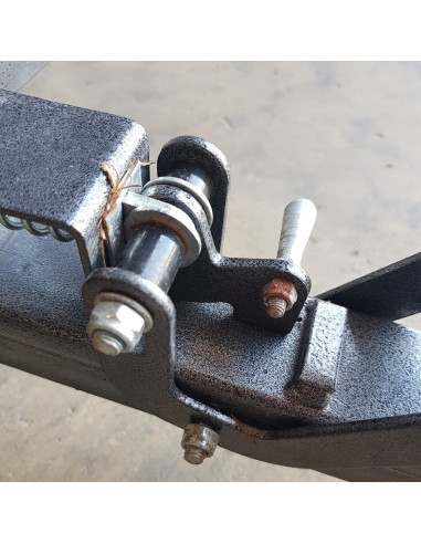 REMORQUE QUAD SIMPLE ESSIEU GRILLAGÉE PTC 500 KG