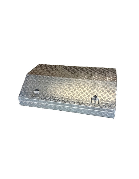 COFFRE ALUMINIUM OBLIQUE 200L DIM. 1300 X 800 X 350 MM