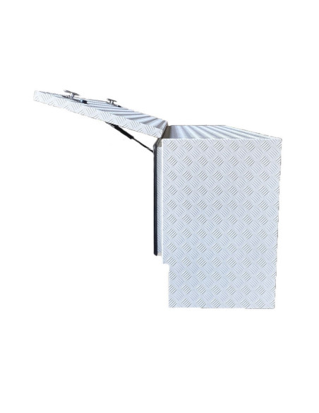 COFFRE ALUMINIUM 650L DIM.1800 X 540 X 750 MM (dernières unités)