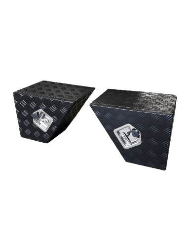 PACK DE 2 COFFRES ALUMINIUM PASSAGE DE ROUE...