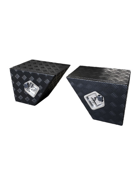 PACK DE 2 COFFRES ALUMINIUM PASSAGE DE ROUE RÉF.03738-50299