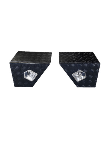 PACK DE 2 COFFRES ALUMINIUM PASSAGE DE ROUE...