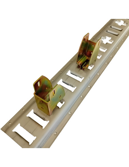 SABOT BUTÉE EN ACIER GALVANISÉ POUR RAIL DE FIXATION 88 X 49 X 110 MM (VENDU PAR