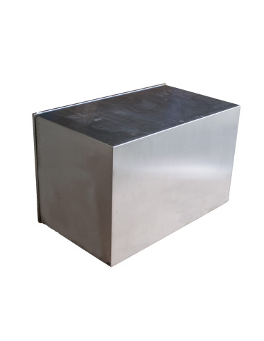 COFFRE ACIER INOXYDABLE OUVERTURE FACE 110L...