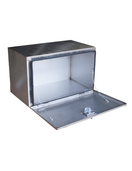 COFFRE ACIER INOXYDABLE OUVERTURE FACE 110L DIM. 800 X 400 X 400 MM