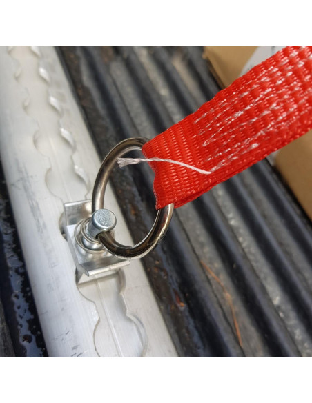 SANGLE D'ARRIMAGE À CLIQUET POUR RAIL AERO 2,35 M CAPACITÉ 1 000 KG