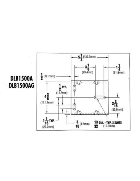 DUTTON LAINSON TREUIL MANUEL AUTOFREINÉ NU DLB1500AG