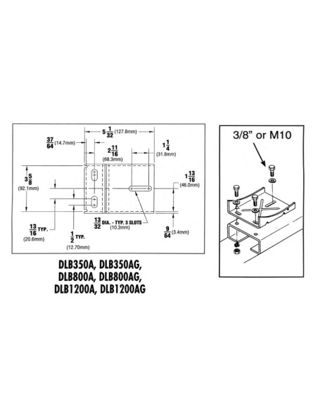 DUTTON LAINSON TREUIL MANUEL AUTOFREINÉ NU DLB800AG