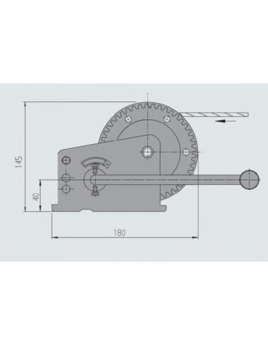 ALKO TREUIL MANUEL AUTOFREINÉ 450 COMPACT NU...