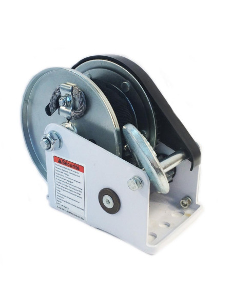 BIGFIC TREUIL MANUEL AUTOFREINÉ CORDE 6 M HALAGE 680 KG