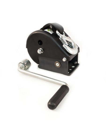 BIGFIC TREUIL MANUEL AUTOFREINÉ SANGLE 8 M HALAGE 1750 KG LEVAGE 680 KG