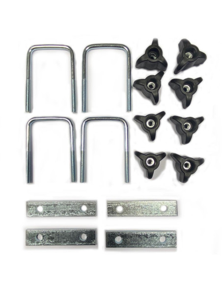 KIT DE FIXATION COMPRENANT BRIDES, PAPILLONS ET CONTREPLAQUES