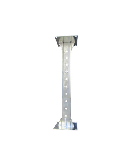 KIT DE 2 PIEDS DE SUPPORT DE COFFRE AVEC RONDELLES ET VISSERIE