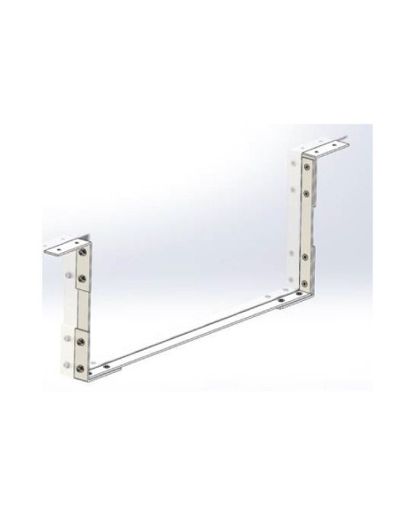 SUPPORTS DE COFFRE SOUS CHASSIS OUVERTURE FACE 4 EQUERRES + 3 FERS PLATS LONGUEU