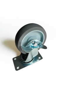 ROULETTE PIVOTANTE 4" À...