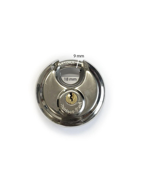 CADENAS ANTIVOL ROND AVEC 2 CLEFS