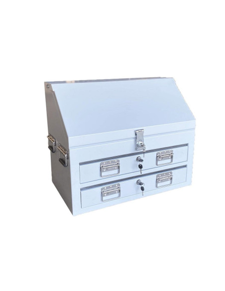 FERMETURE SÉCURISÉE EN 2 PARTIES (LIVRÉE AVEC 2 CLEFS)