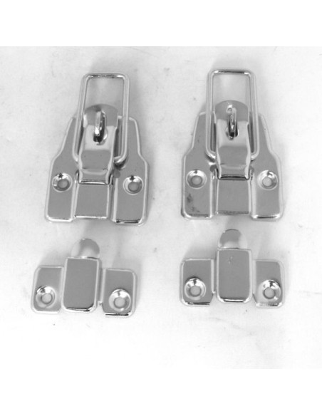 PAIRE DE FERMETURE MALE ET FEMELLE À MALETTE À LEVIER 75 X 45 MM