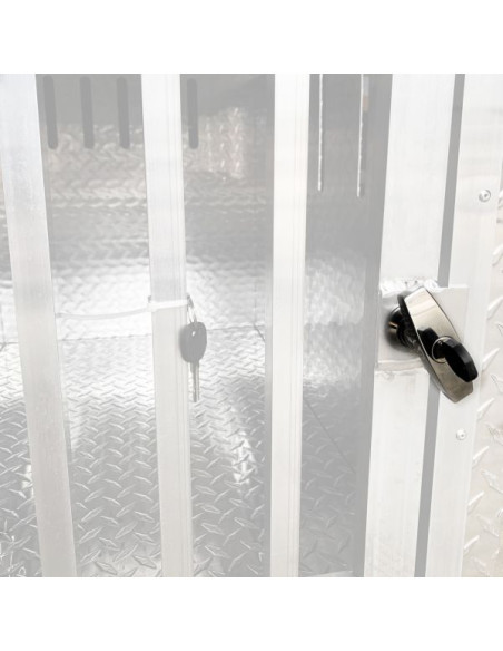 POIGNÉE FERMETURE POUR COFFRE ALUMINIUM CHIEN RÉF. 00635