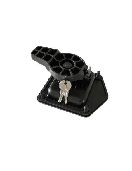 FERMETURE À CLEF ENCASTRABLE POUR COFFRE DAKEN 130 X 125 MM